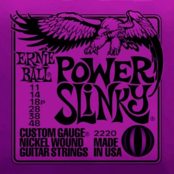 Corda Para Guitarra 011 Power Slinky Ernie Ball
