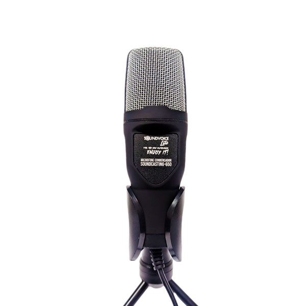 Microfone Condensador Soundcasting-650 Soundvoice