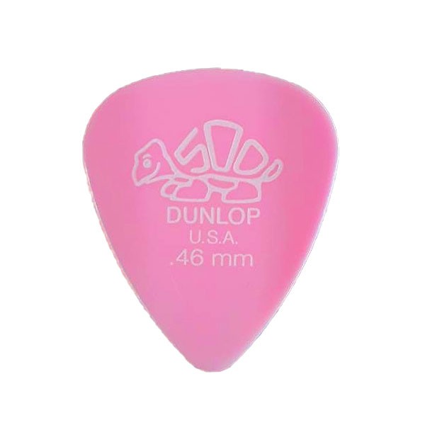 Palheta Delrin 500 0,46mm Rosa Dunlop