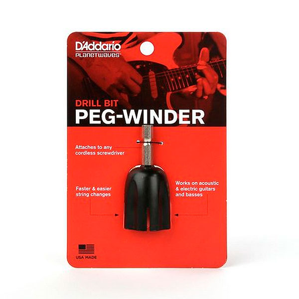 Peg-Winder Drill Bit Para Encordoador Elétrico PW-DBPW-01 D'Addario