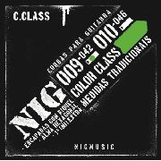Encordoamento 09 042 Nig Color Class Verde N1634 de Guitarra