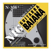 Encordoamento Nig N-308 Para Guitarra Baiana 008/042