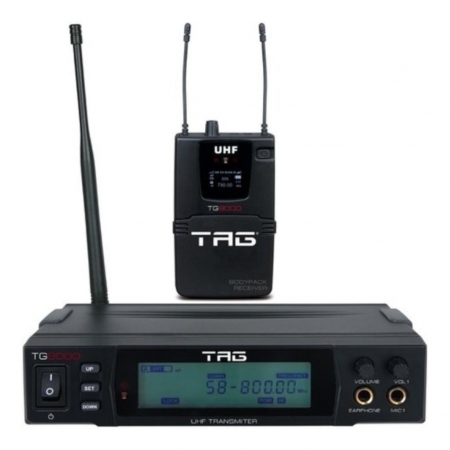 Monitor Tag Sound Tg-9000 Sem Fio Com Receptor Bodypack True
