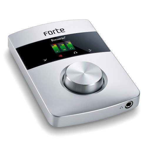 Interface Gravação De Áudio Profissional Focusrite Forte Usb
