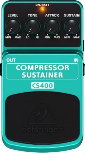 Pedal Compressor Sustain para Guitarra Baixo Violão CS400 - Behringer
