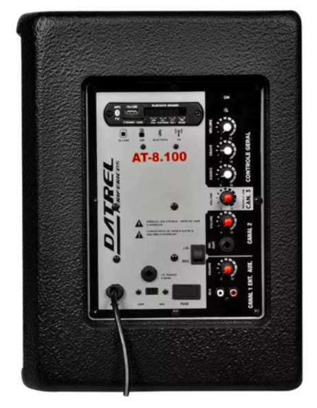 Caixa Ativa Datrel AT8150 100w Bluetooth/USB/Sd/Fm