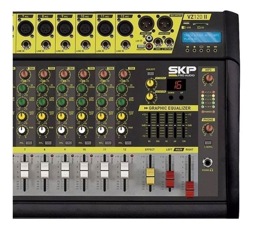 Console Skp Pro Audio Vz-120 Ii Vz Powered De Mistura 110v/220v
