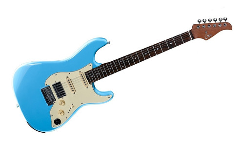 Guitarra Mooer Gtrs Inteligente Com Efeitos - Azul