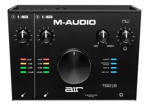 Interface De Audio Usb M-audio Air 192|6 2x2