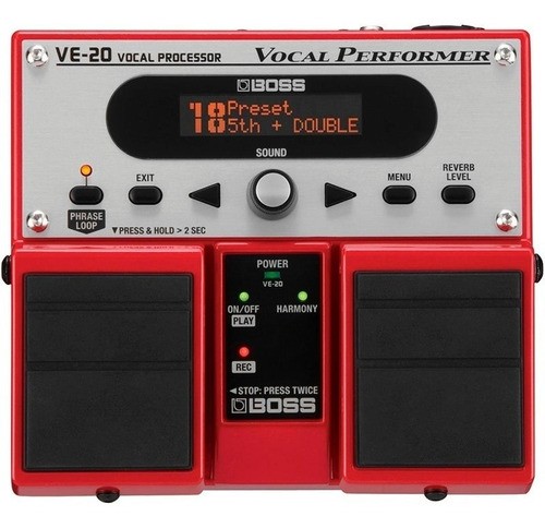 Pedal Boss Ve-20 Vocal Processador Voz
