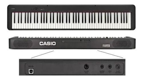 Piano Casio Digital 88 Teclas Cdp-s150 Sensitivo Com Base Cs-46P 