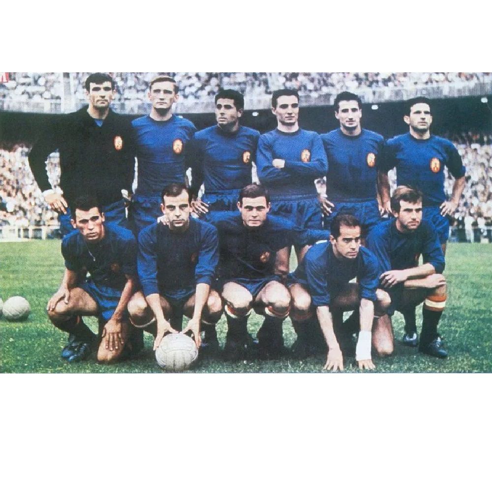 Camisa Retrô Espanha Seleção de 1964