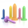 Kit Dilatadores Vaginais Gradativos Coloridos 6 Unidades- A Sós 