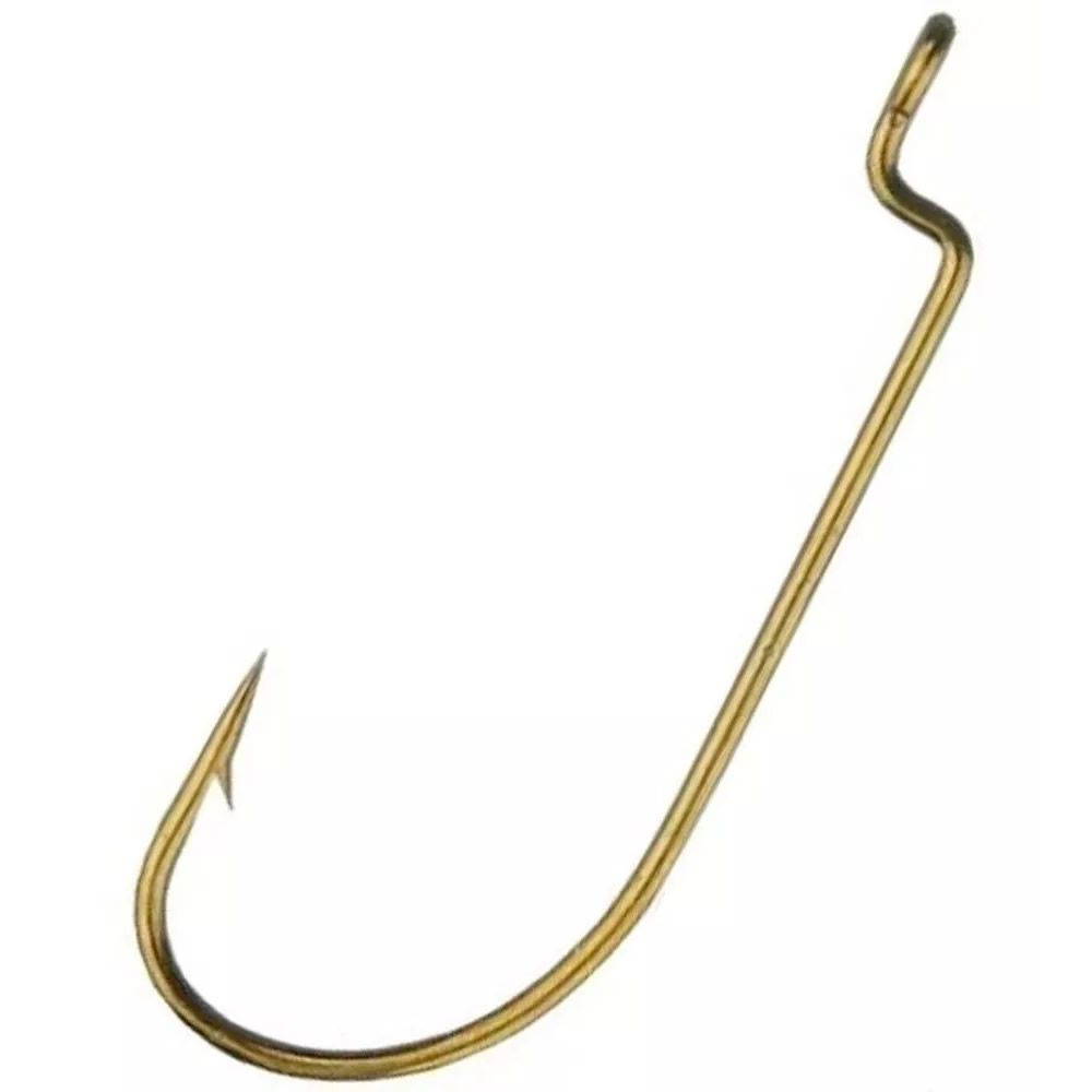 Anzol Monster 3x Offset Simple Worm Hook 3/0 - C/ 3 Unidades