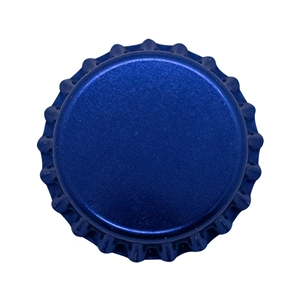 Tampinha Champagne Azul 29mm - Pacote 50un  - Maria Cervejeira
