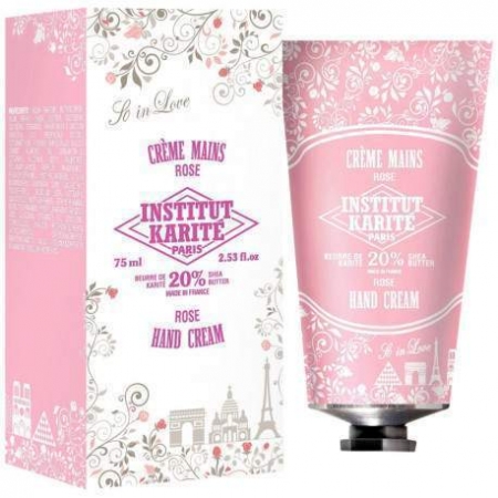 Creme Para Mão Shea Hand Cream Rose Lo in Love 75ml - Institut Karité