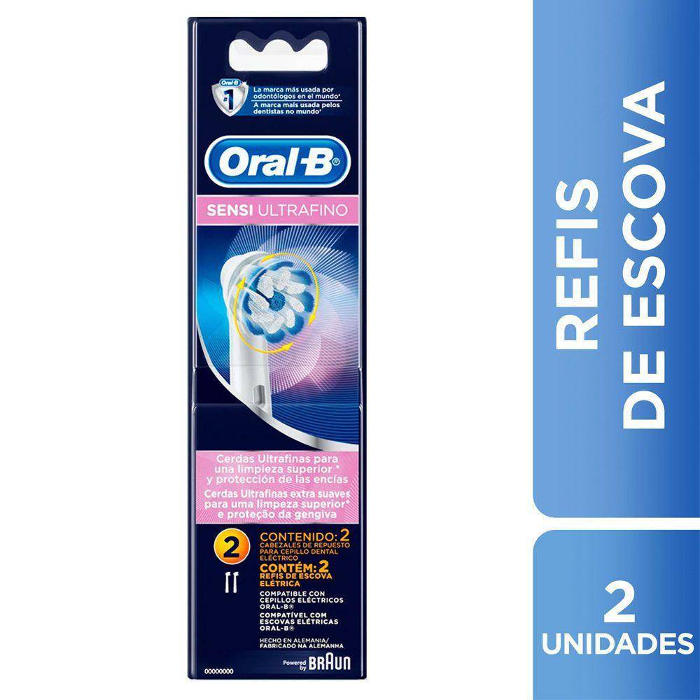 Refil Sensi Ultrafino Oral-B - 2 refis
