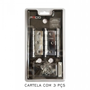 Kit Com 10 Cartelas De Dobradiça Pado Com Rolamento 3530/cr