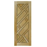 Porta de madeira maciça almofadada modelo pm - 06 Tauari
