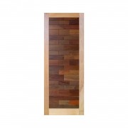 Porta de madeira maciça pm malber 532 - 80x210cm