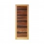 Porta de madeira maciça pm base 525 - 80x210cm