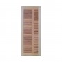 Porta de madeira maciça pm line 01 511 - 80x210cm