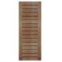 Porta de madeira maciça almofadada modelo pm - 100 Cumaru
