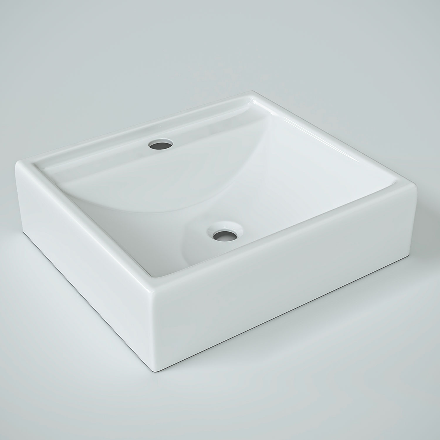 Cuba de apoio para banheiro modelo Ravena marmore sintetico + Valvula