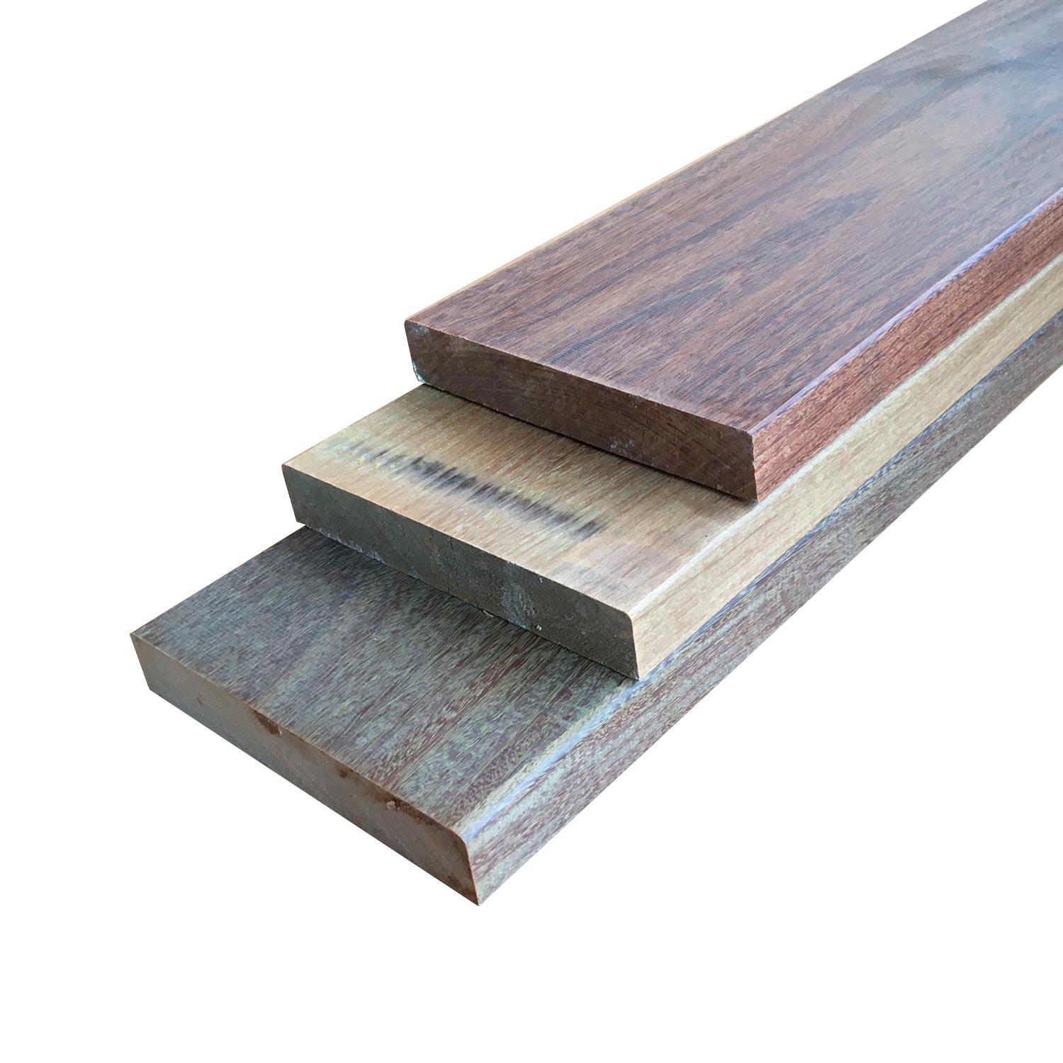 Deck de madeira para piscina Ipê 2x12,5 (1m²)