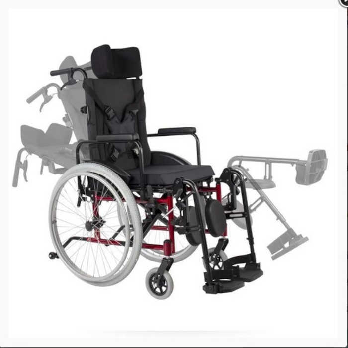 Cadeira de Rodas Alumínio Reclinável MA3R Ortomobil 44x40x50