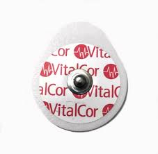 Eletrodo cardiológico para ECG adulto Vialcor com 50 unidades