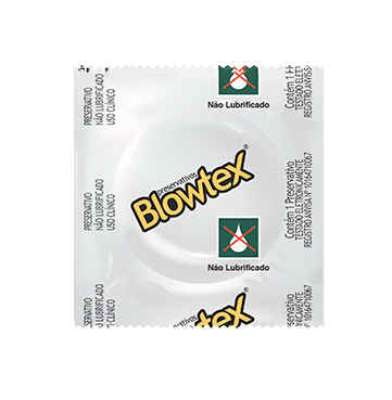 Preservativo não lubrificado Blowtex com 144 unidades