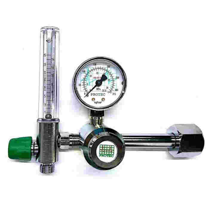 Válvula Reguladora para Cilindro com Fluxômetro Oxigênio