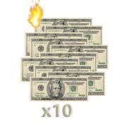 10 Burning Money - (Nota Flash) 20 Dólares Q