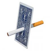 Cigarro na carta Bicycle Azul