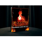 Flaming business card wallet - Carteira de cartao de visita em chama