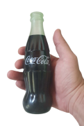 Garrafa de latex coca  pequena que desaparece, Vanishing coke botlle