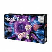 Kit de magicas Magic Box 2 - a partir de 9 anos com caneta que fura e moeda surpresa  (MODELO 2) R+