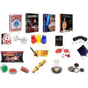 Kit de magicas o Profissional Luxo - 19 acessórios - a partir de 12 anos -   Case de Couro R+