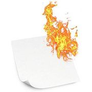 Papel Flash (Flash Paper) - Fino - Thin - Pacote com 06 folhas D+