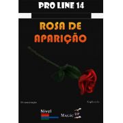 Rosa De Aparição + Lenço De 23 Cm - Coleção Magica profissional n 14 - Magic Proline B+