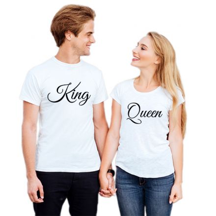 Camiseta Casal King Queen CA0734
