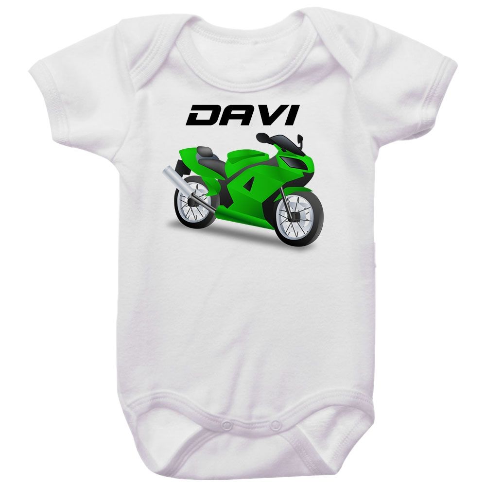 Body Bebê Personalizado Moto