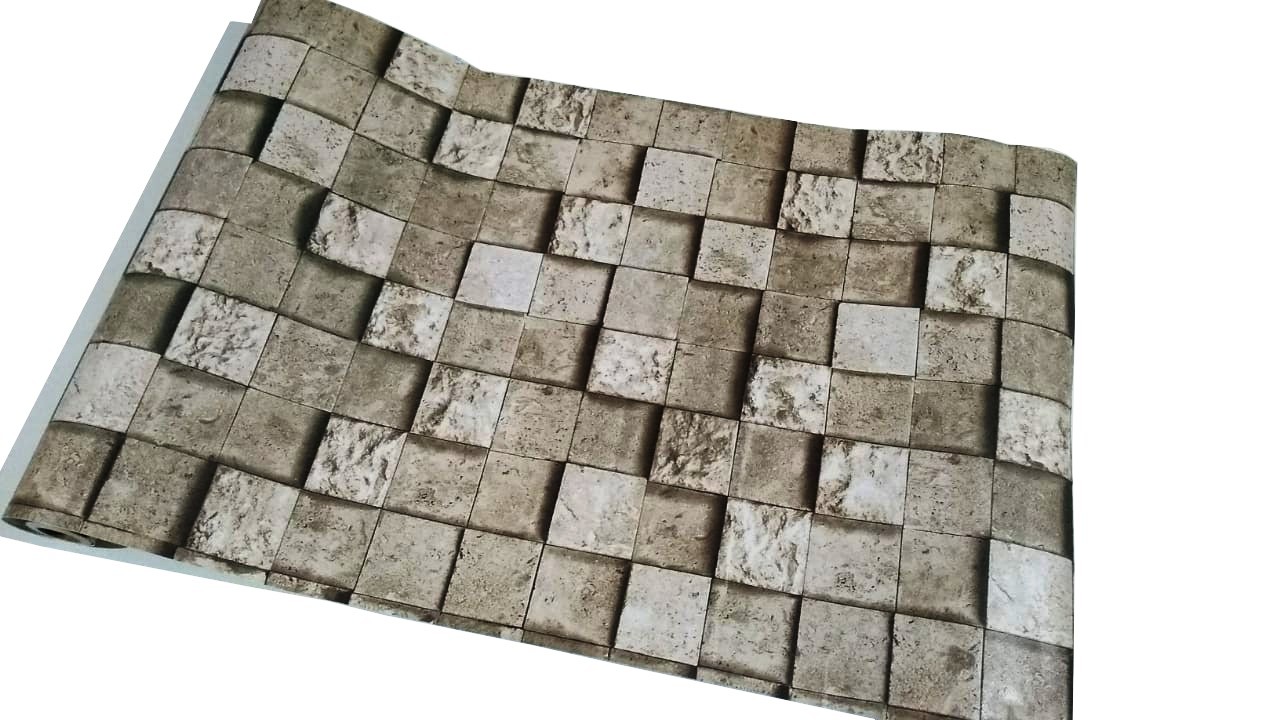 Papel De Parede Adesivo Autocolante Pedras F216 - 45 Cm X 5 Mts