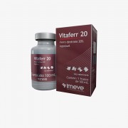 Vitaferr 20  Ferro dextrano 20% injetável- frasco 100 mL.
