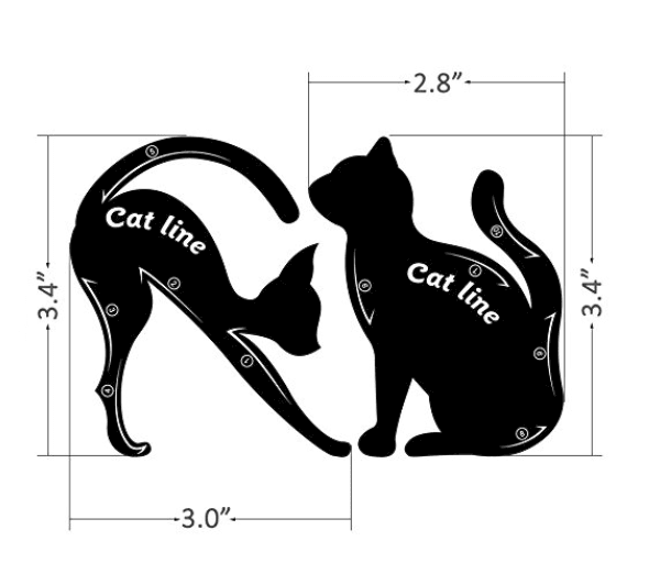 Cat Line design único com multi funções  para o contorno dos Olhos 