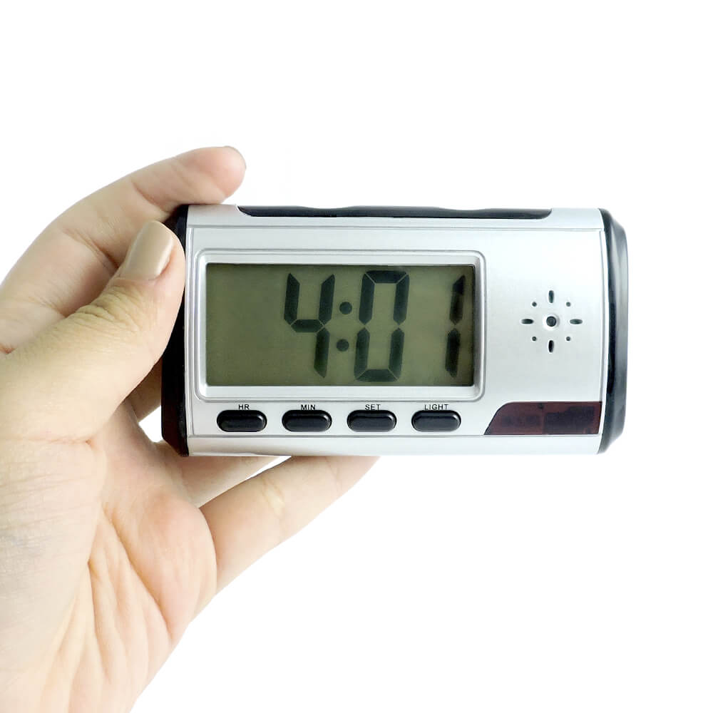 Relógio Espião com Sensor de Presença, Grava 12 Horas  - Empório Forte