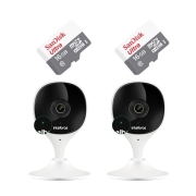 2 Câmeras Ip Wi-fi IMX Intelbras + 2 Cartão SD 16GB Ultra