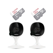 2 Câmeras Ip Wi-fi IMX Intelbras + 2 Cartão SD 64GB Ultra