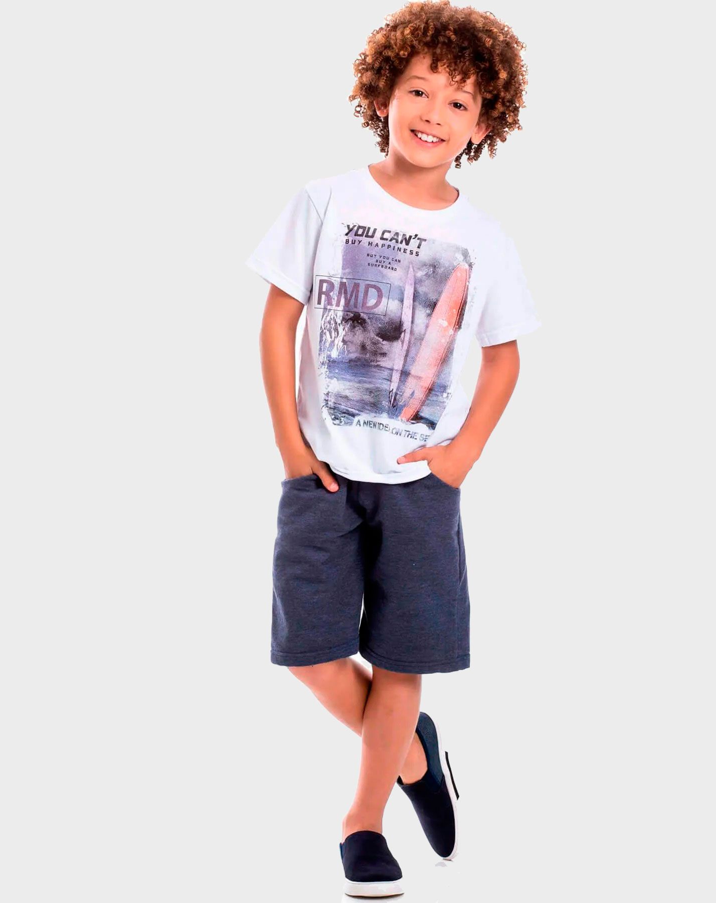 Conjunto infantil Randa Mundu Camiseta Bermuda